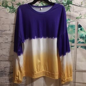 Tie-dye Pullover Top